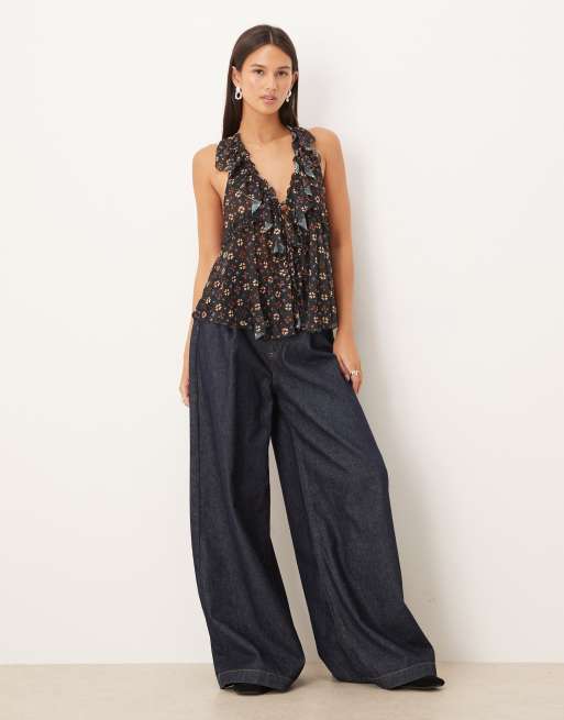 Free People Fearless knit tank in night sky combo, 2 of 4