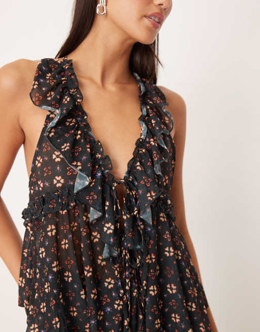 Free People Fearless knit tank in night sky combo, 3 of 4