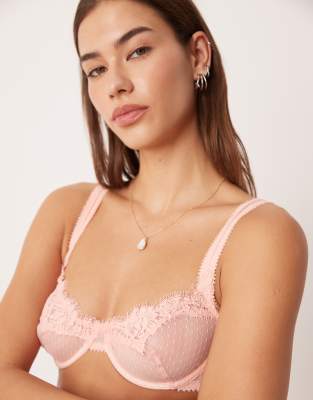 Fiona - Soutien-gorge corbeille à armatures - Rose 12B
