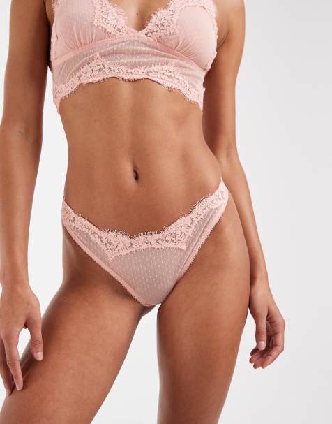 Free People fiona thong in petal pink - view 1