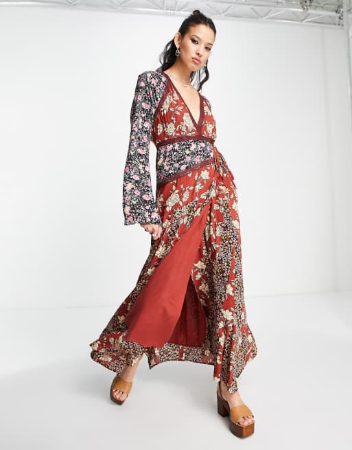 chinese dress ladies Amazon Free People Golden Hour Maxi Dress main image 1