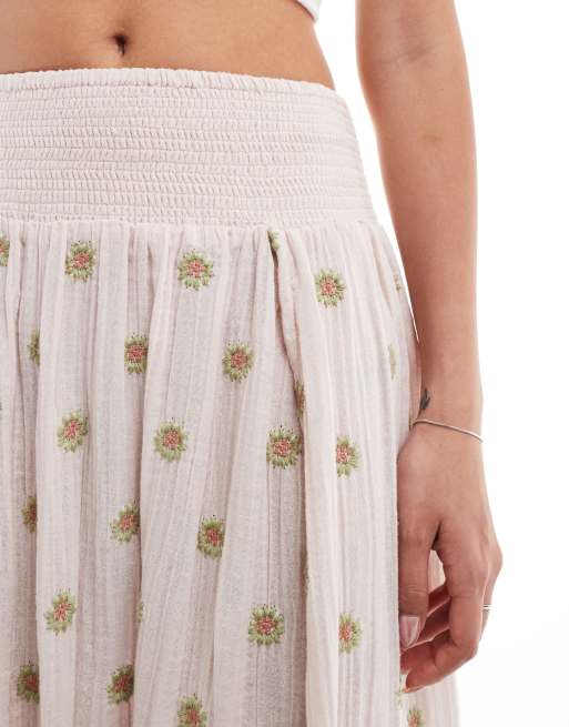 Billie High Slit Midi Skirt