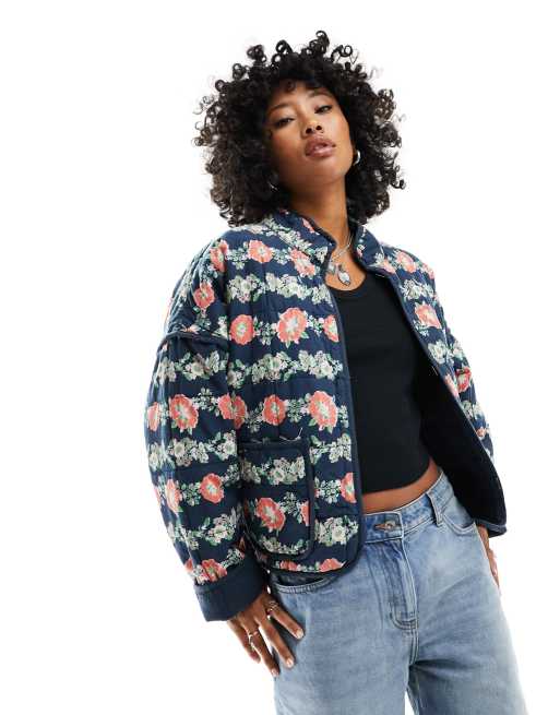 Azura | Quilted Floral Jacket