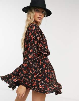 flower fields mini dress