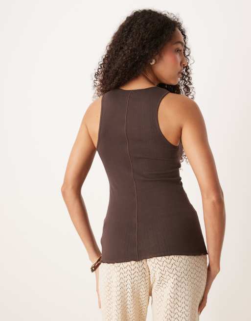 フリーピープル Free People Fresh In Love Tank レディース シャツ トップス Brown Free People Fresh In Love Tank in Brown | REVOLVE