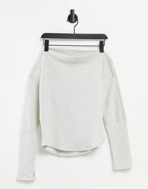 Off the discount shoulder thermal top