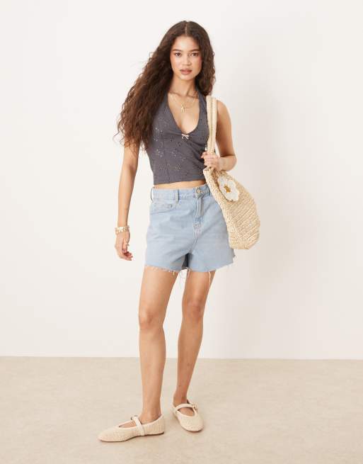 Free People - Full Bloom - Blommefarvet top med halterneck, 2 af 4