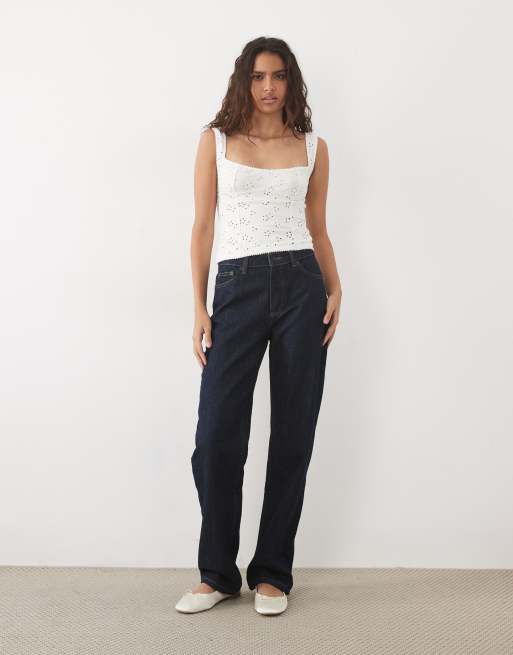 Free People full bloom eyelet cami top in ivory, 2 of 4