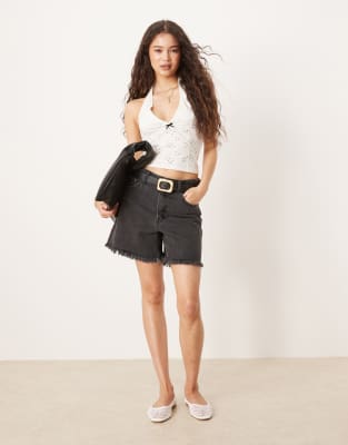 Free People Full Bloom Halter Top In White