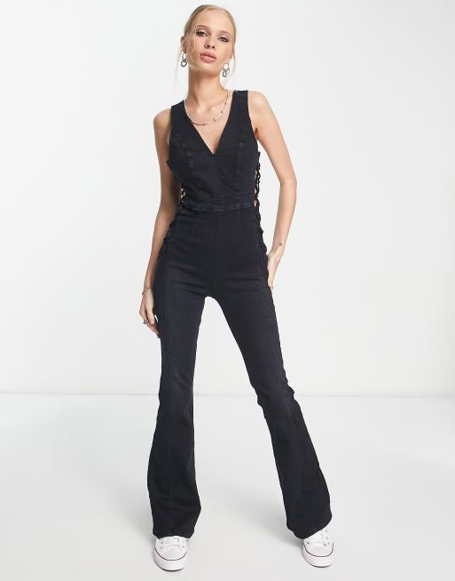 Free people hot sale lace jumpsuit