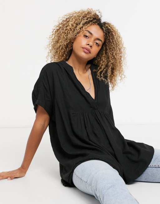 Free People - Getaway with me - Tuniek in zwart