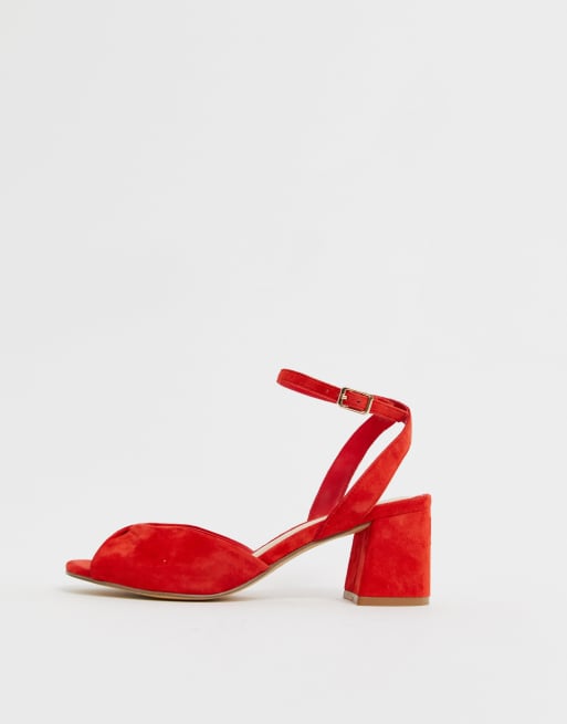 Free people red on sale sandals