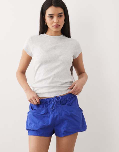 Free People good fortune short in blue