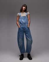 Made in buy UK - THE RAGGED PRIEST Women's Ragged Blue Jean Dungarees Overall S/M