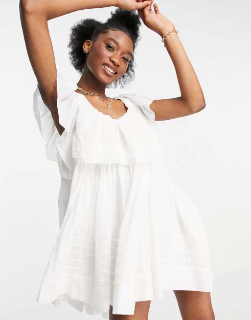 Free people 2025 white short dress