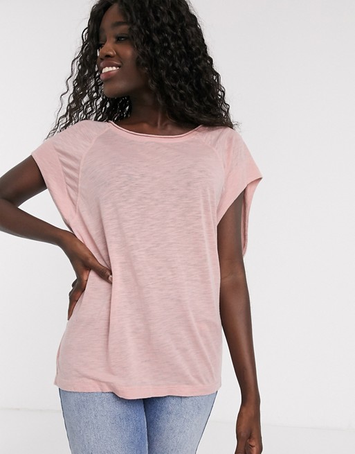 Free People halo tee in pink