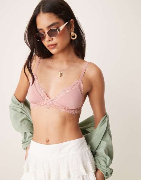 Free People happier than ever bralette in rose pink - view 1