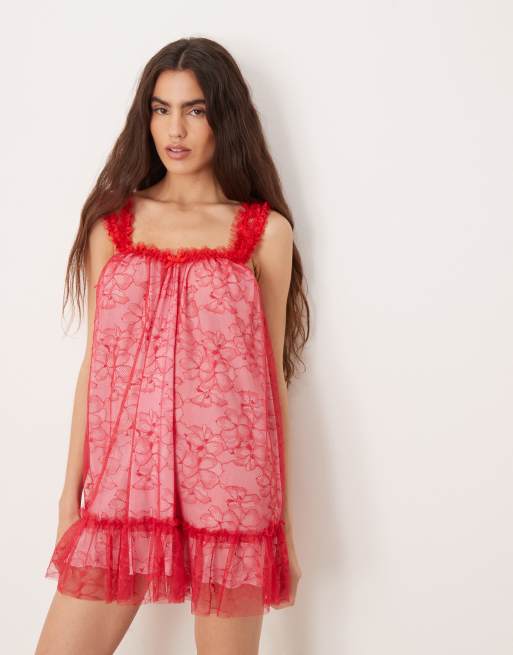 open lace back dress Pink Chicken - Elizabeth Dress main image 0