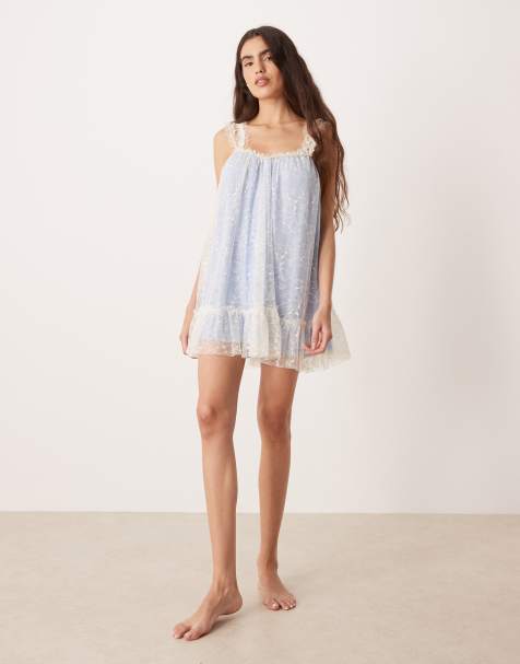Free People - Heartbreaker - Vestito sottoveste corto color zabaione - view 1