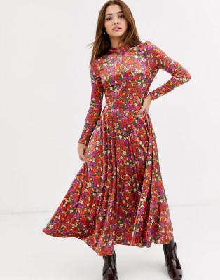 velvet fiona midi dress