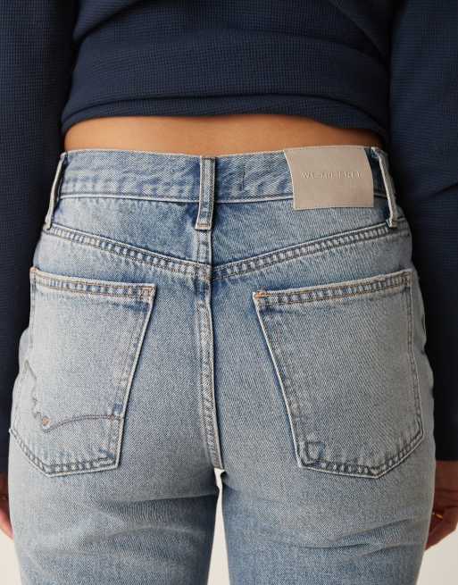 Free People Holly bootcut distressed knee jeans in cambridge blue, 5 of 5