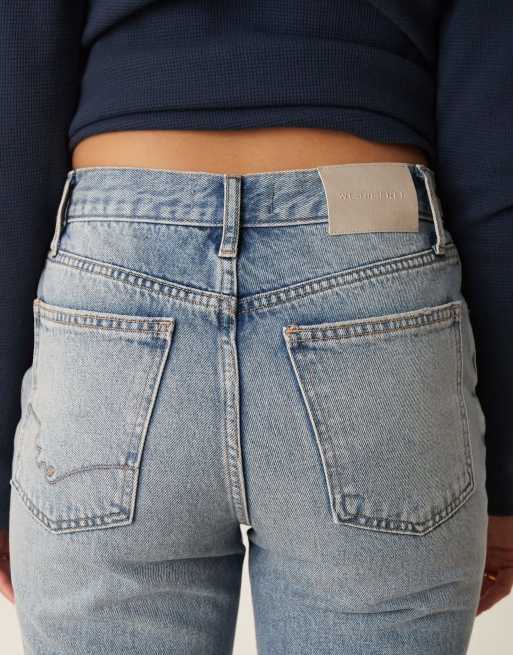 Free People holly bootcut distressed knee jeans in cambridge blue, 5 of 5