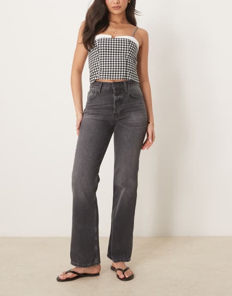 Free People holly bootcut jeans in washed black
