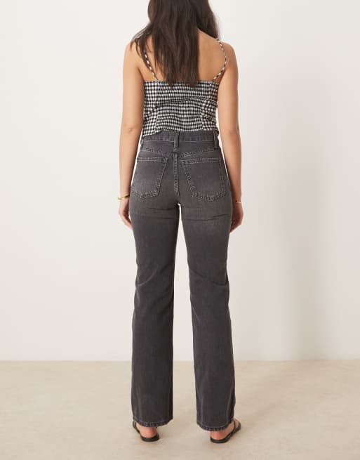 Free People Holly bootcut jeans in washed black, 2 of 5