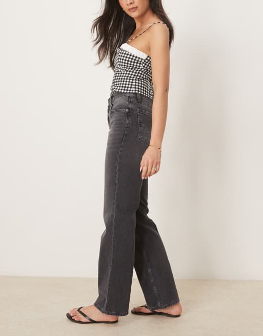 Free People Holly bootcut jeans in washed black, 3 of 5