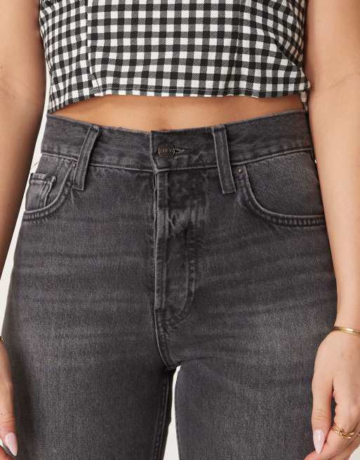 Free People Holly bootcut jeans in washed black, 5 of 5