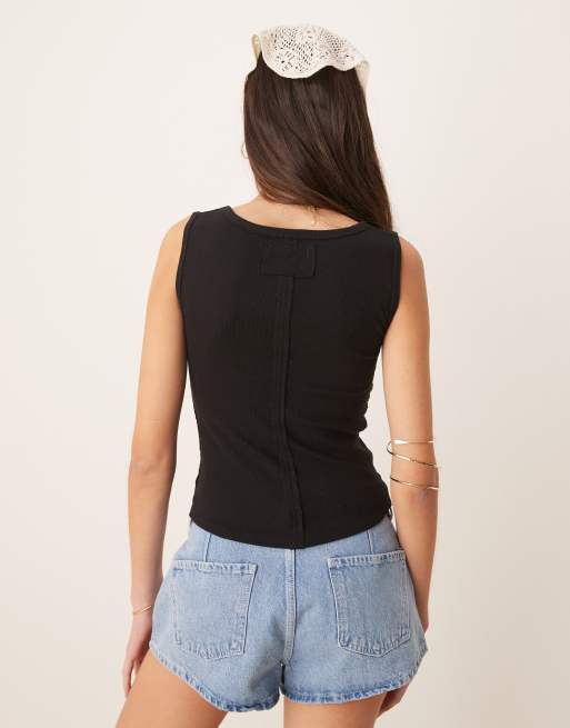 Free People - Humingbird - Canotta nera, 4 di 4