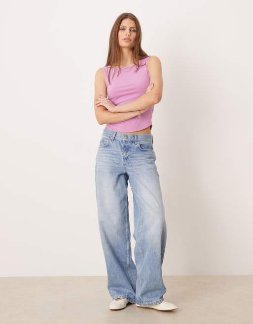 Free People – Iconic – Liliowy top bez rękawów, 2 z 4