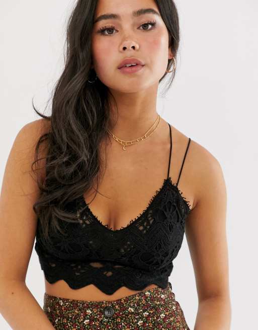 Free People Intimately Ilektra Bralette in Black – Urban Nest