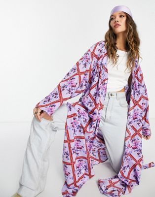 Free People - I'm The One - Kimono in lavendel | ASOS
