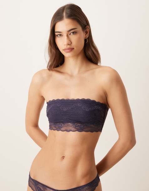 Free People Intimately FP bandeau bra w kolorze peacoat blue - view 1