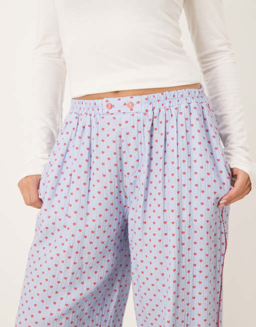 Free People Intimately FP Be Mine - pantalón pull-on azul, 3 de 5