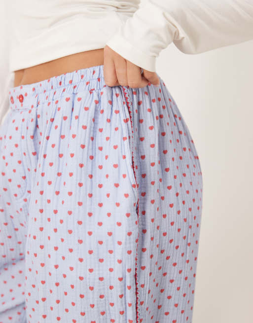 Free People Intimately FP Be Mine - pantalón pull-on azul, 5 de 5