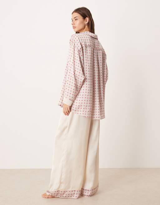 Free People - Intimately FP Dreamy Days - Pigiama con stampa di cuori, 3 di 4
