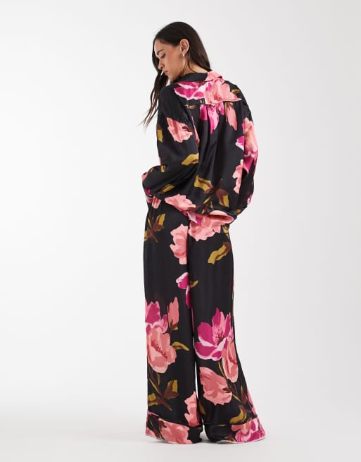 Free People - Intimately FP Dreamy Days - Pigiama rosa a fiori, 4 di 4