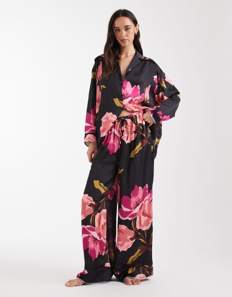 Free People Intimately FP dreamy days pyjama set in pink floral - MULTI - view 1