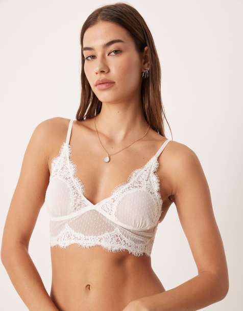Free People Intimately FP fiona longline bra in white - view 1
