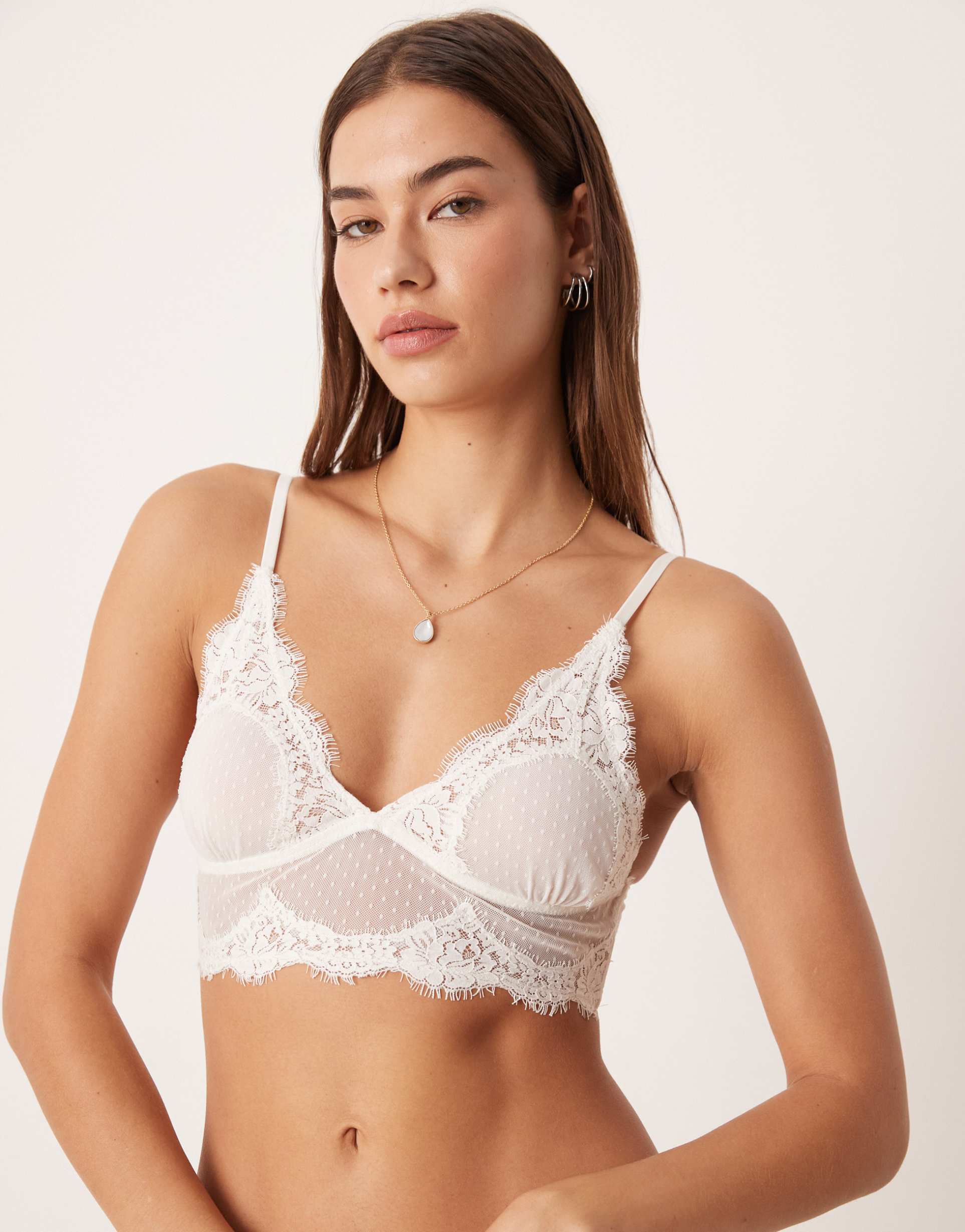 free people intimately fp fiona longline bra in white