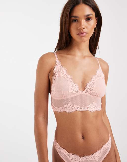 Free People Intimately FP fiona longline bralette in petal pink - PINK, 4 of 4