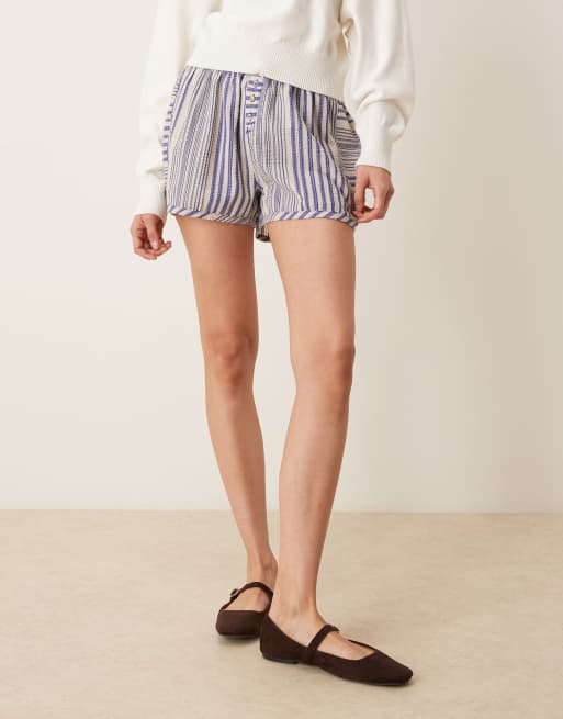 Free People - Intimately FP Home by 8 - Boxershort in kobaltblauwe combinatie, 2 van 5