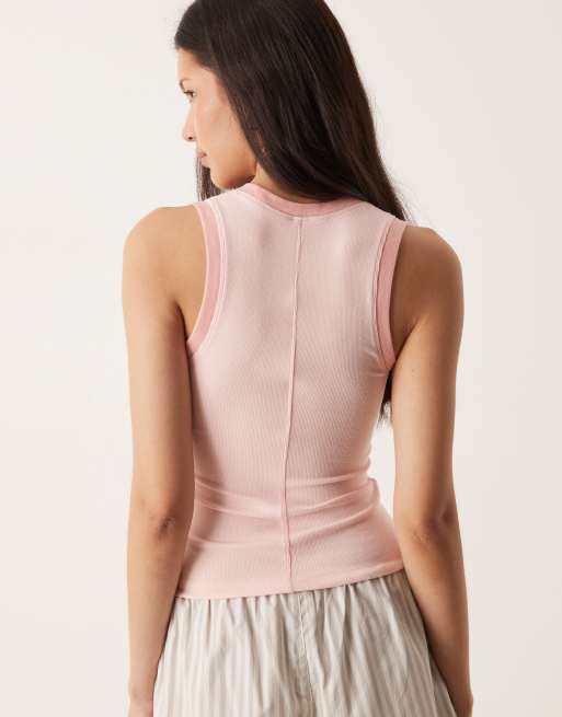 Free People Intimately FP longer days tank top in flamingo flamenco, 2 of 4
