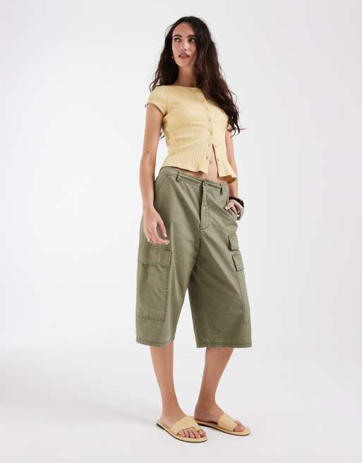 Free People Intimately FP Most Wanted rib button down cardigan top in yellow, 2 of 4
