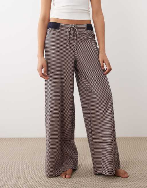Free People Intimately FP pantalon large taille basse Out And About en pêche - marron, 2 de 4