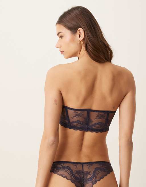 Free People Intimately FP Spring Fever Bandeau-BH in Marineblau, 4 von 4