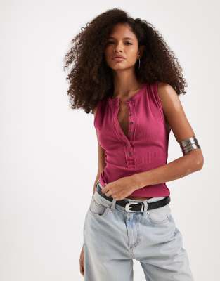 Free People Jamie Henley Tank Top In Pink