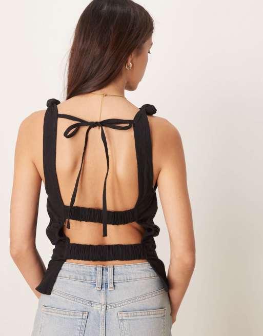 free people black backless dress Cora Backless Maxi Dress main image 1